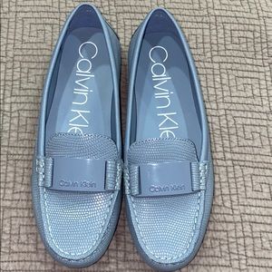 sky blue flats